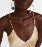 Isabel Marant Nevana satin slip dress
