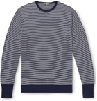 Sid Mashburn - Striped Cotton Sweater - Blue