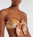 Zimmermann Wylie Scarf Tie floral bikini
