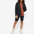Nike Women's Essentials Velour Popover Hoody in Rugged Orange/White