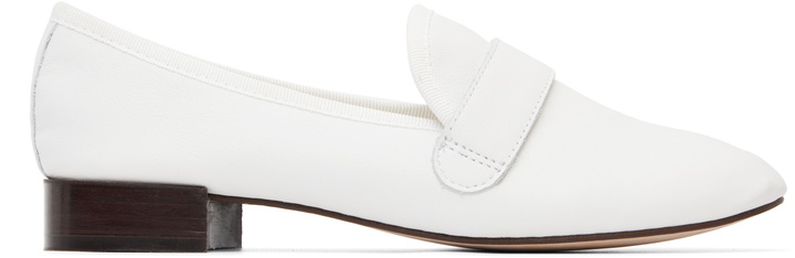 Photo: Repetto White Michael Loafers