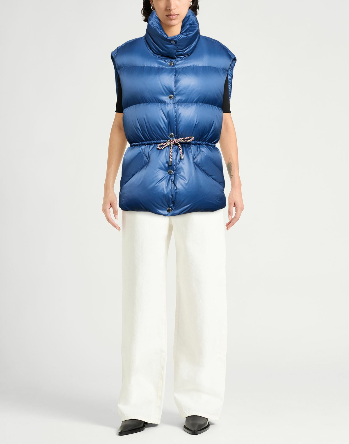 Khrisjoy Womens Vest Slate in Blue