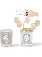 Diptyque - Christmas Scented Candle and Carousel Set, 2 x 70g