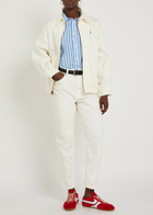 Polo Ralph Lauren Logo-embroidered Twill Jacket Cream