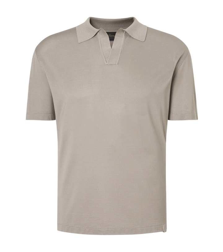 Photo: Brioni Silk polo shirt