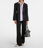 The Attico Virgin wool wide-leg pants