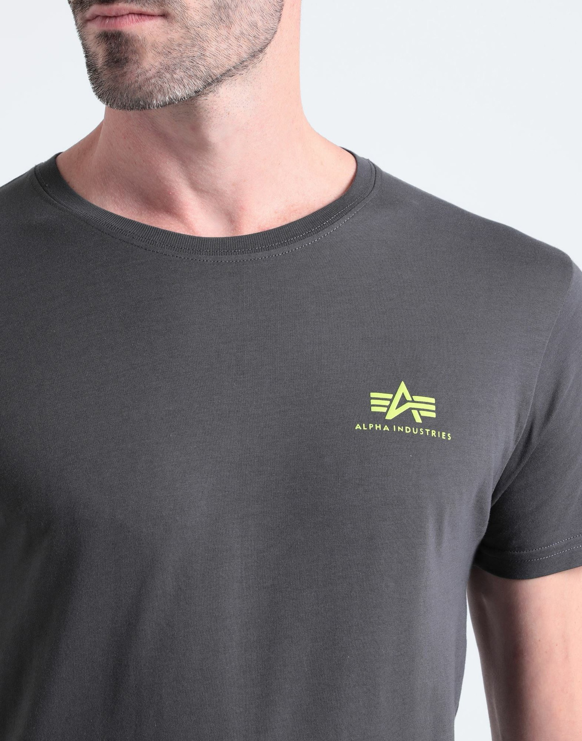 Alpha Industries Mens T-shirt Lead