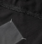 Maison Margiela - Oversized Embroidered Printed Loopback Cotton-Jersey Sweatshirt - Black