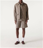 Gucci GG linen-blend shorts