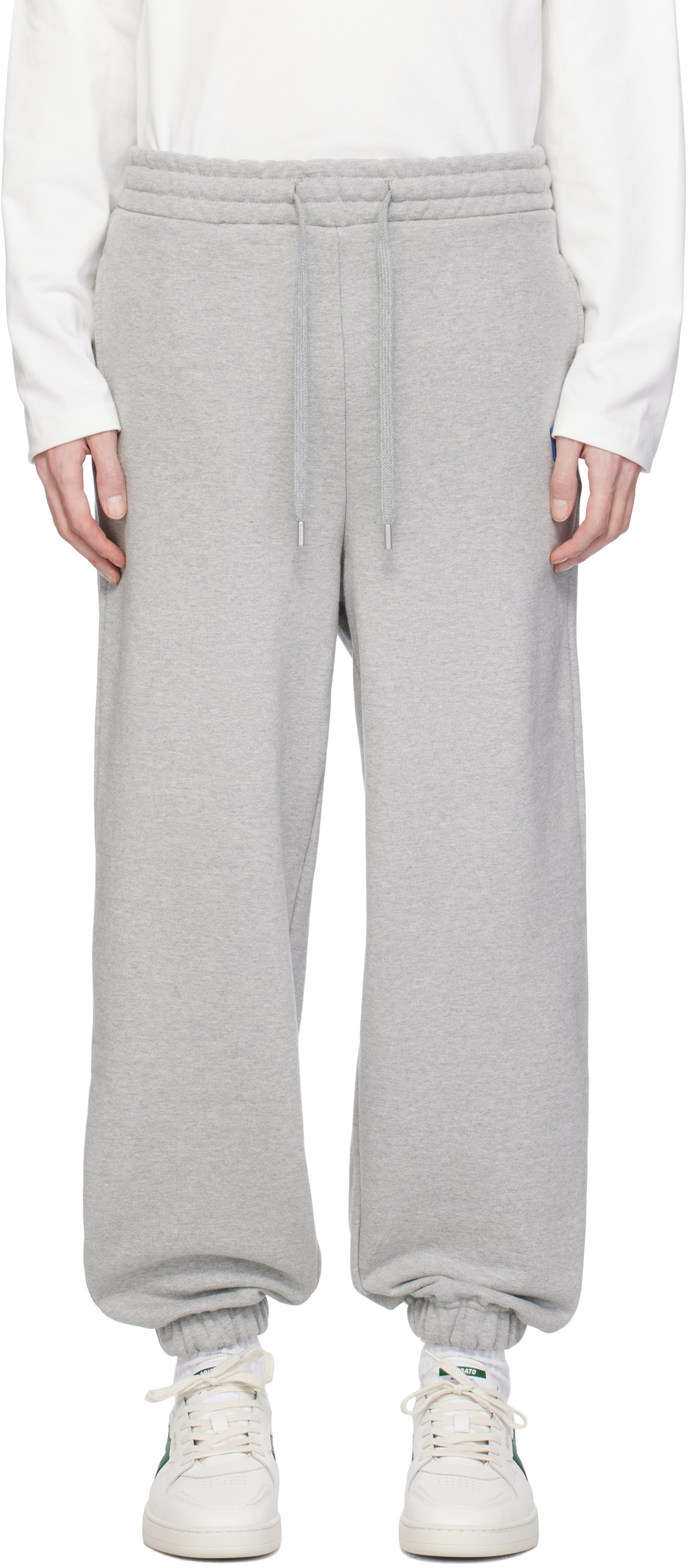 ADER error Gray Sig; TRS Tag 01 Sweatpants