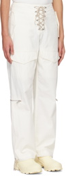 Dion Lee Off-White Hiking Cord Cargo Pants