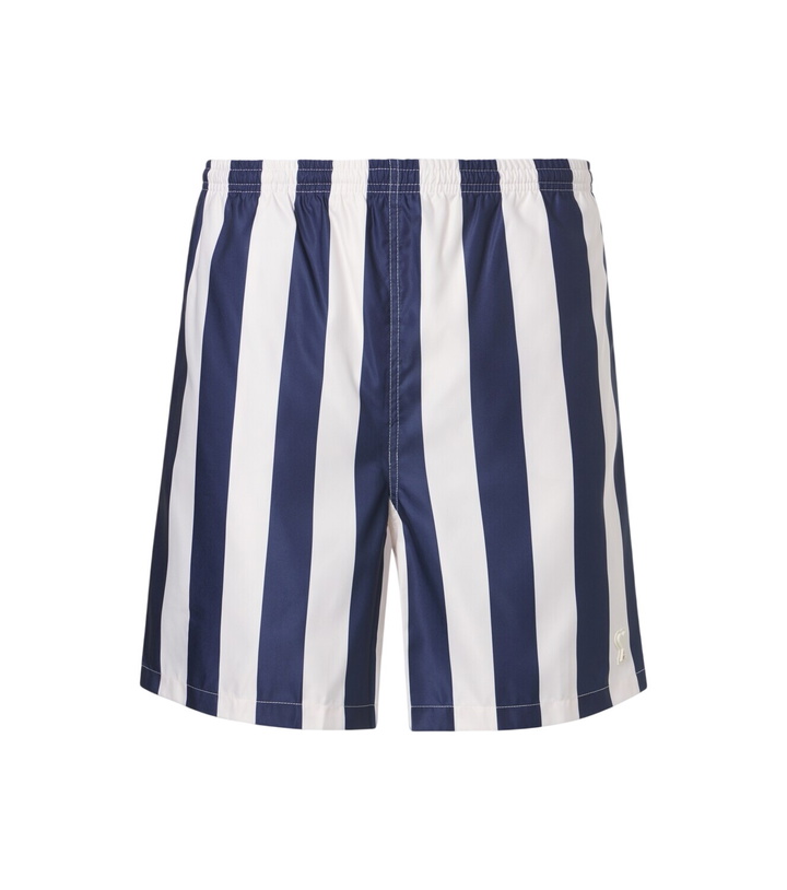 Photo: Ami Paris Striped swim trunks