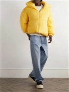 Marni - Dingyun Zhang Padded Brushed Ribbed-Knit Down Jacket - Yellow