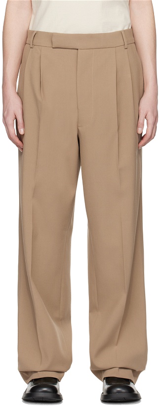 Photo: The Frankie Shop Tan Beo Trousers