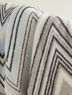 Missoni Home - Plume Fringed Striped Jacquard-Knit Wool-Blend Blanket