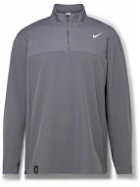 Nike Golf - Nike Golf Club Logo-Print Dri-FIT Half-Zip Golf Jacket - Gray