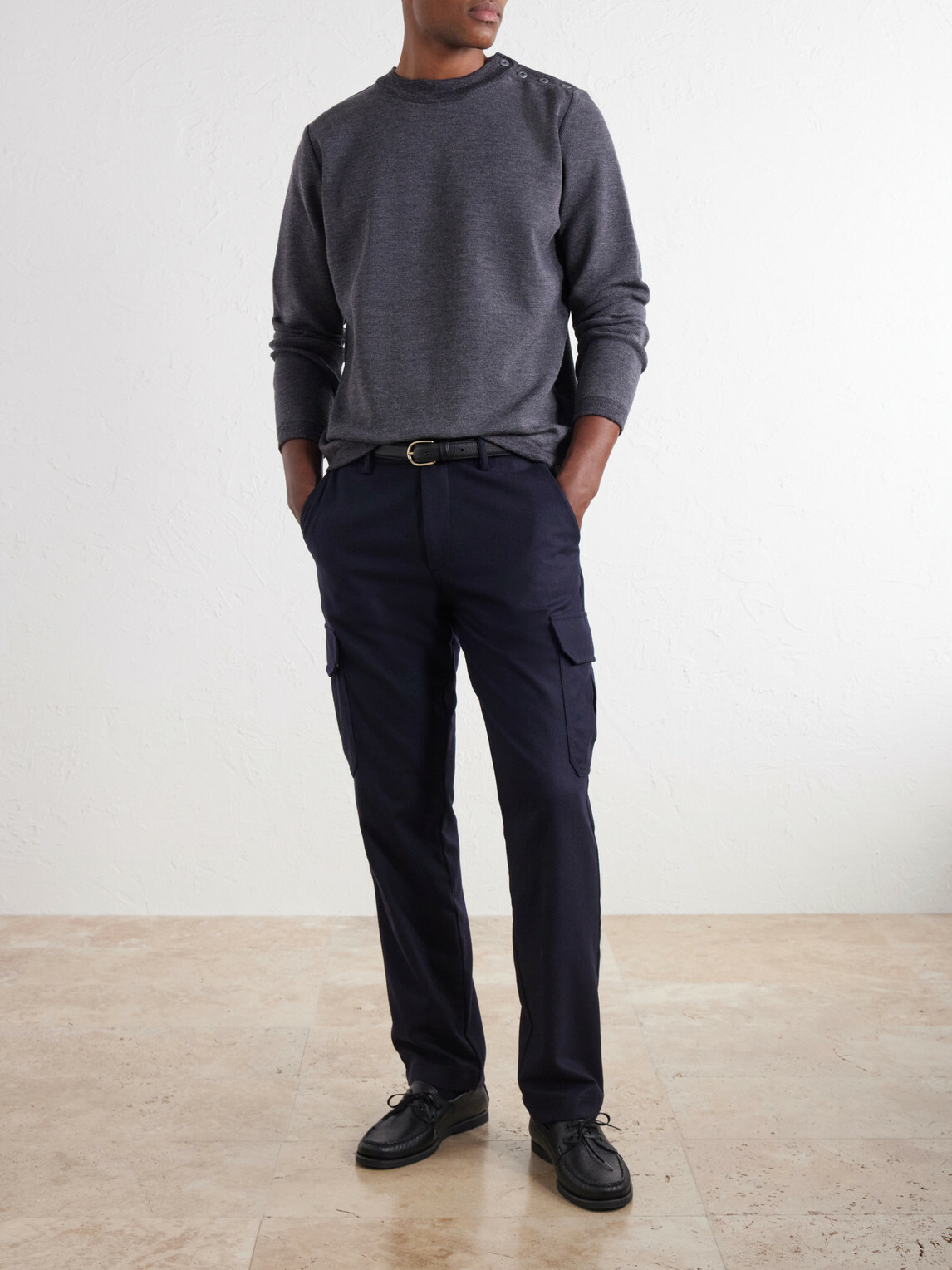 S.N.S. Herning - Naval Virgin Wool Sweater - Gray