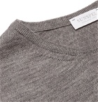 Sunspel - Slim-Fit Merino Wool Sweater - Gray