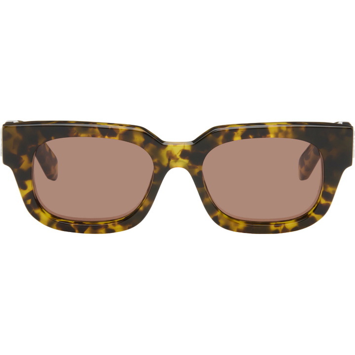 Photo: Off-White Yellow Rochester Sunglasses