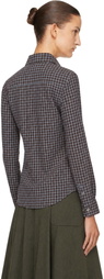 Dunst Brown Essential Slim Checked Shirt