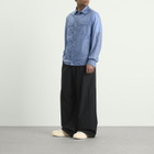 Moncler Men's Nylon Ripstop Shirt Jacket in Blue