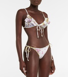 Zimmermann - Jude ruffle-trimmed floral bikini