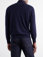 Canali - Cashmere Half-Zip Sweater - Blue