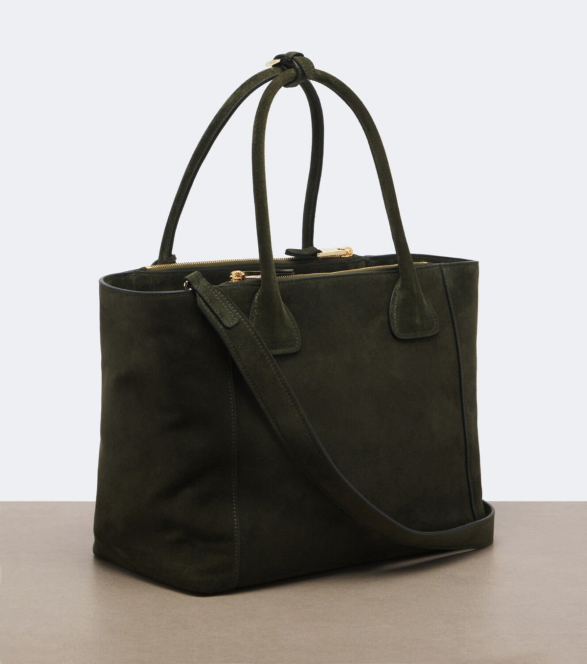 Prada Prada Nova Large suede tote bag