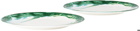 1882 Ltd. White & Green Jenny Salad Plate Set
