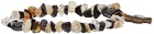 Santangelo Black & Beige Pronto Stripe Bracelet