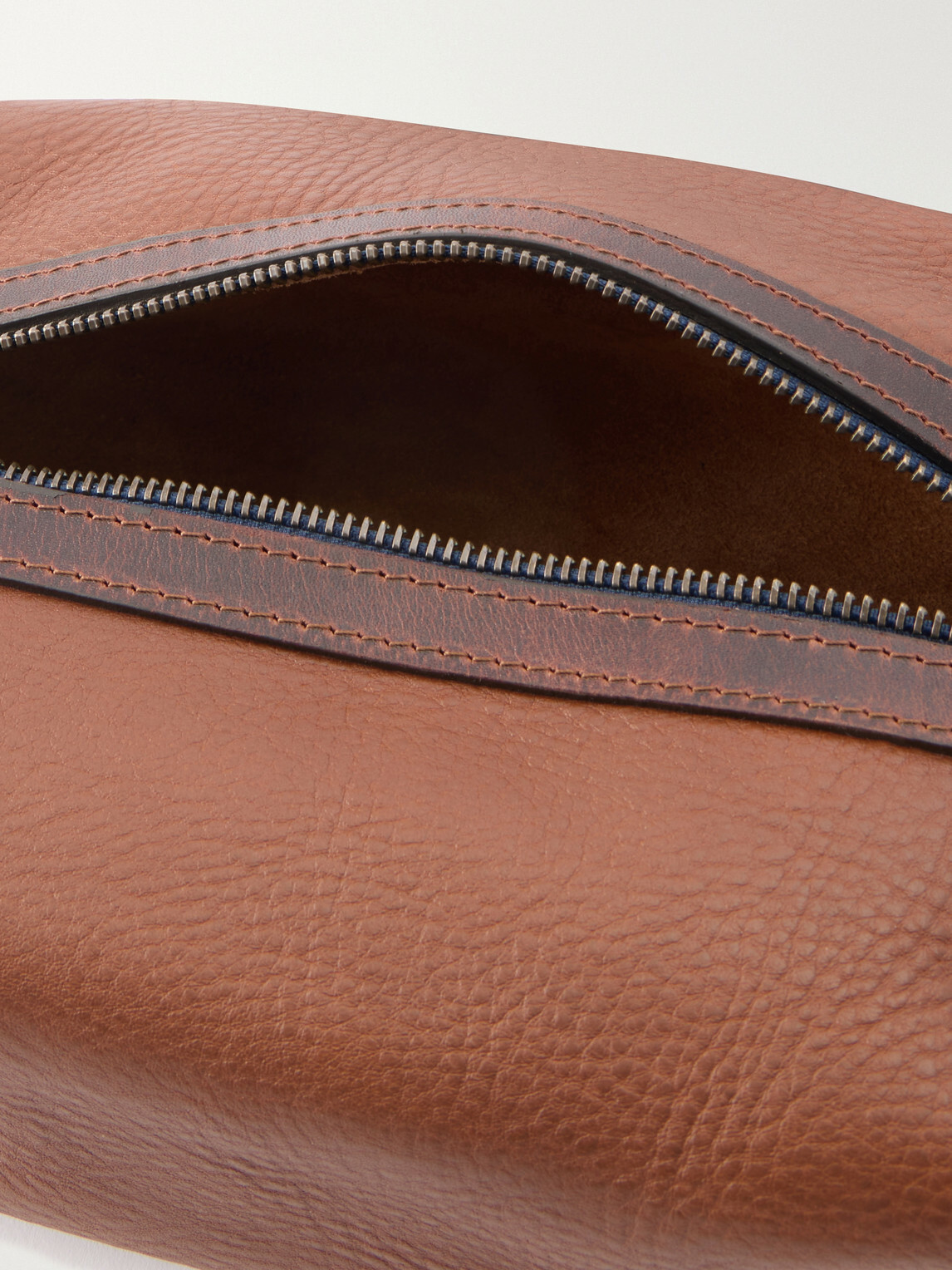 Bleu de Chauffe - Zazou Full-Grain Leather Wash Bag