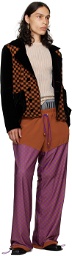 ANDREJ GRONAU SSENSE Exclusive Brown & Purple Sweatpants
