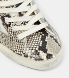 Golden Goose Super-Star snake-effect leather sneakers