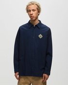 Adish The Inoue Brothers Garment Dyed Button Up Shirt Blue - Mens - Longsleeves