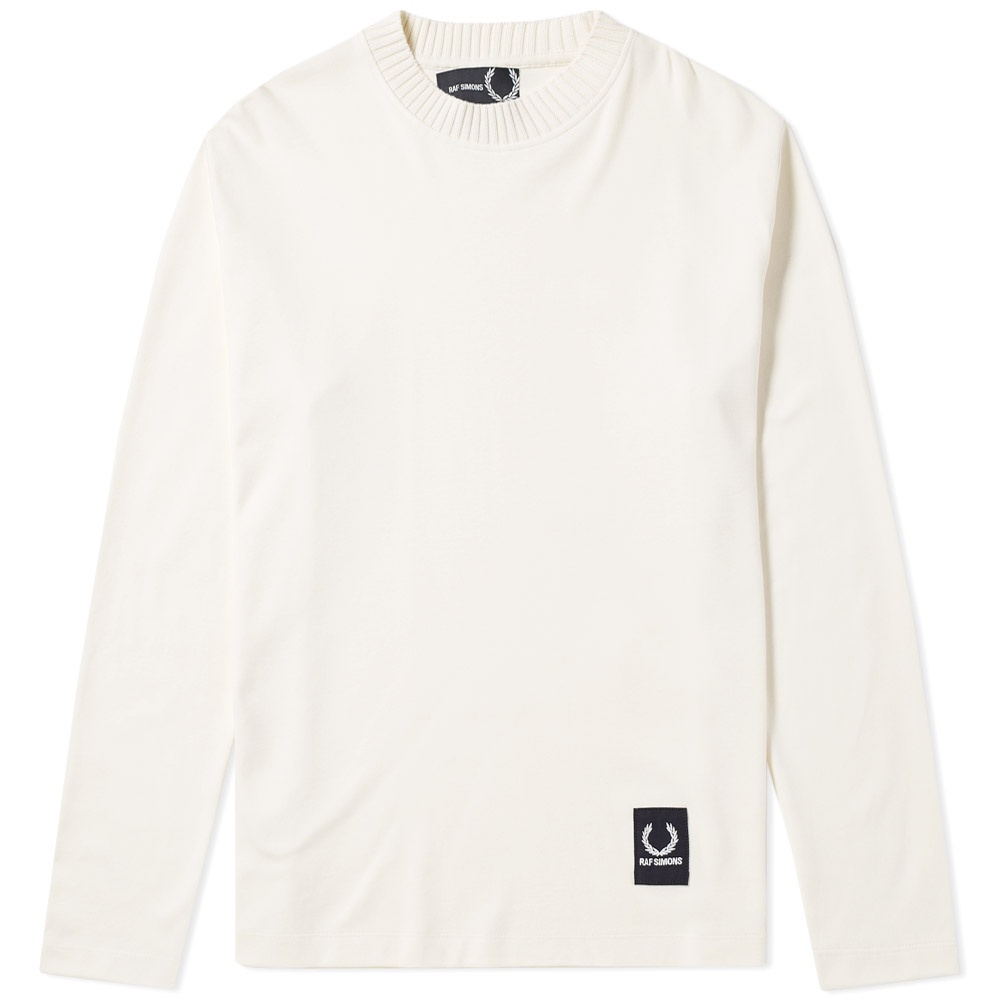 Fred Perry x Raf Simons Long Sleeve Patch Logo Tee Fred Perry x