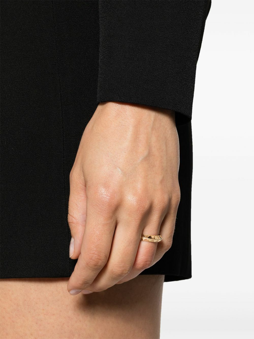 Harwell Godfrey 18K Yellow Gold Knife Edge Band Ring