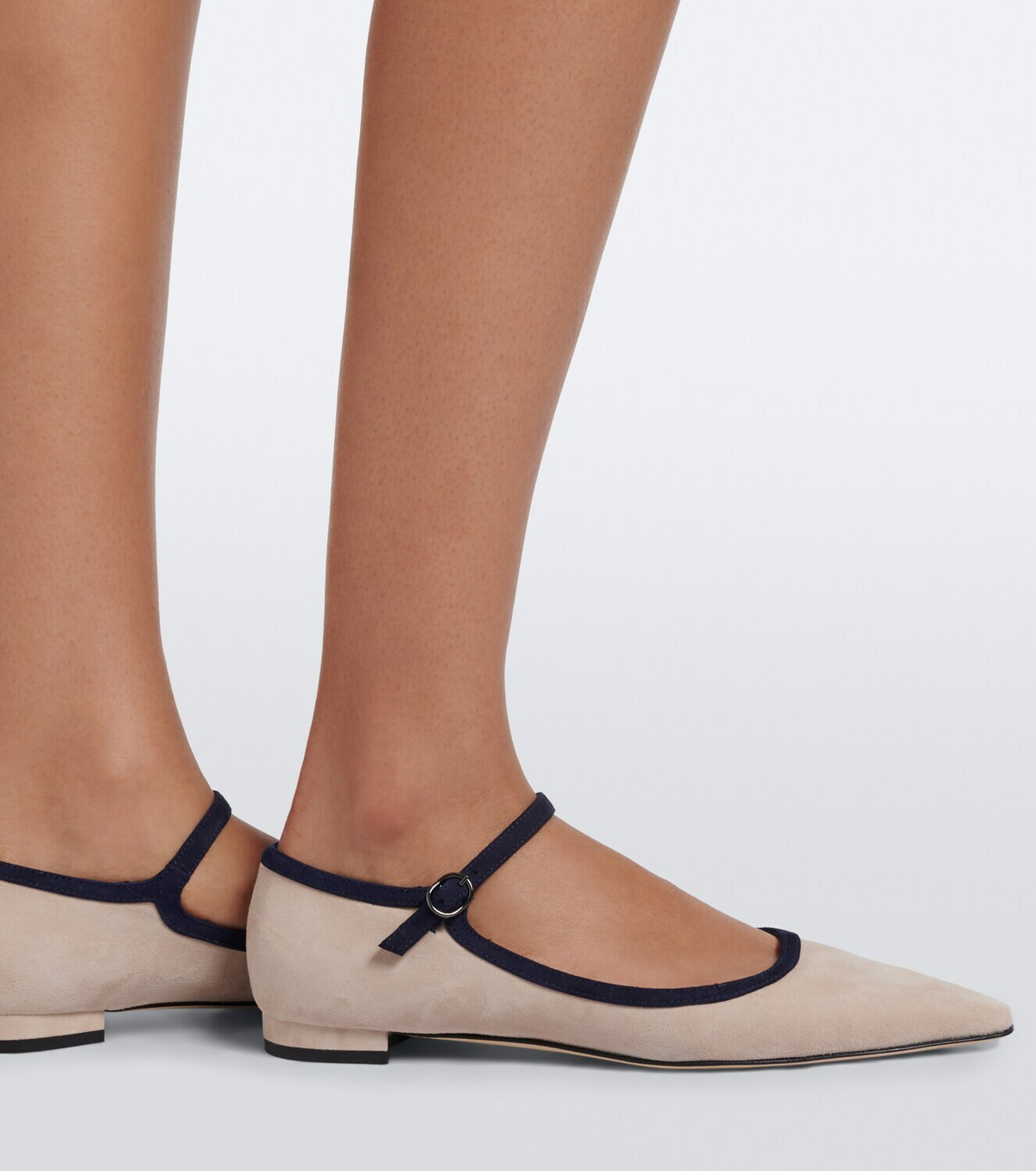 Manolo Blahnik Perdiccamod suede ballet flats