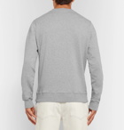 Loewe - Logo-Embroidered Loopback Cotton-Jersey Sweatshirt - Men - Gray