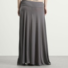 ST. Agni Women's Fluid Jersey Skirt in Soot