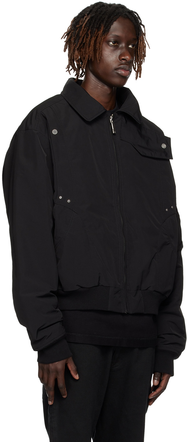 C2H4 Black Intervein Jacket C2H4