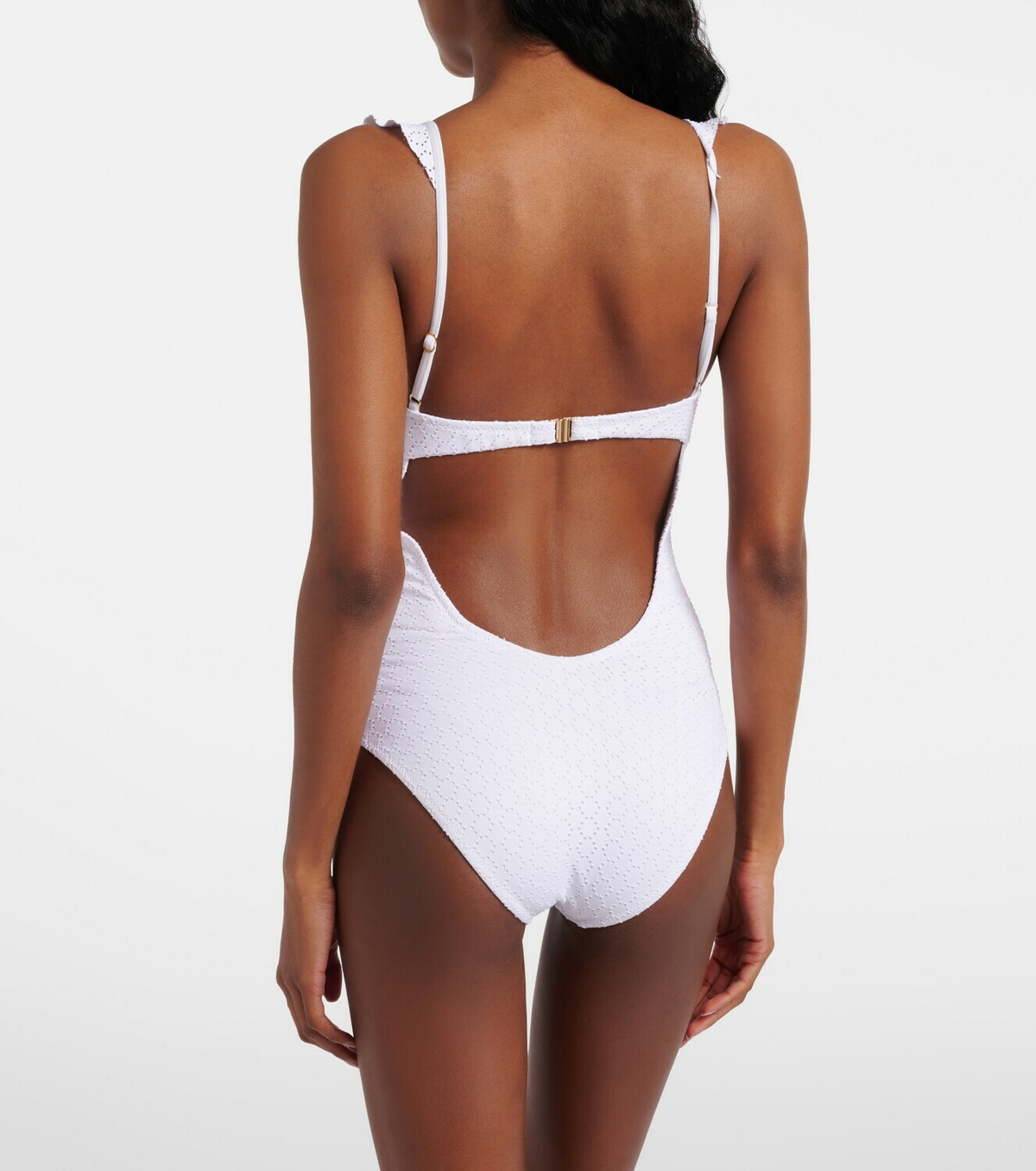 Melissa Odabash Los Angeles ruffled swimsuit