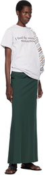 Julie Kegels Green Polo Maxi Skirt