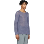 Giorgio Armani Purple Hemp Sweater