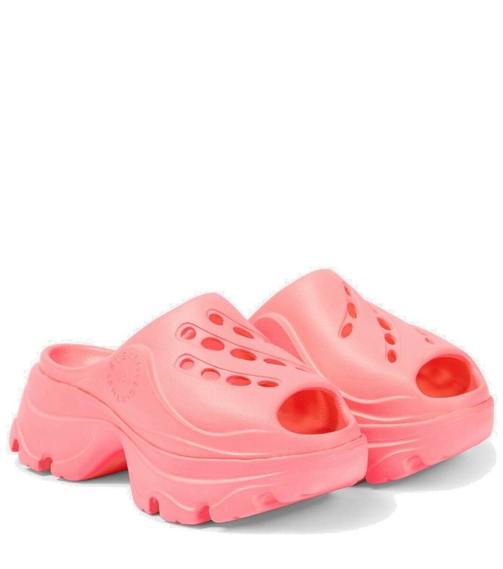 Photo: Adidas by Stella McCartney Logo rubber clogs