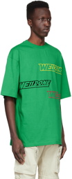 We11done Green Cotton T-Shirt