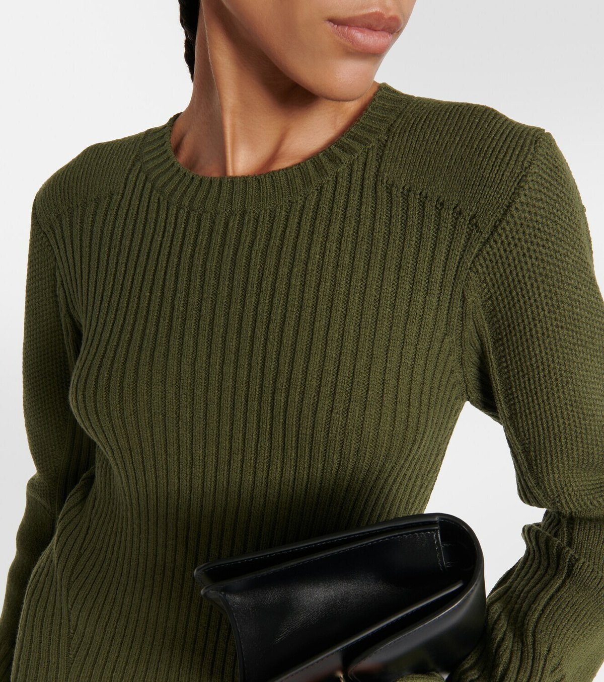 Chloé Ribbed-knit wool sweater