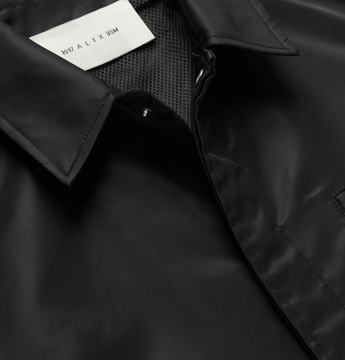1017 ALYX 9SM - Nylon Shirt Jacket - Black 1017 ALYX 9SM