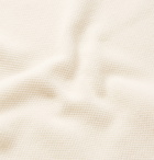Loro Piana - Textured Cotton, Silk and Cashmere-Blend Sweater - Neutrals