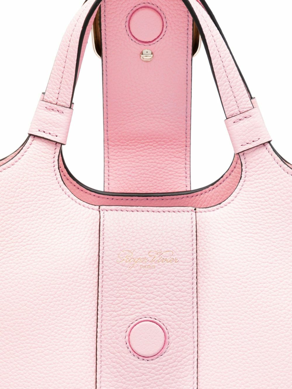 ROGER VIVIER - Grand Vivier Choc Mini Leather Tote Bag Roger