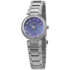Citizen Eco-Drive Crystal Blue Mother of Pearl Dial Ladies Watch EM0840-59N